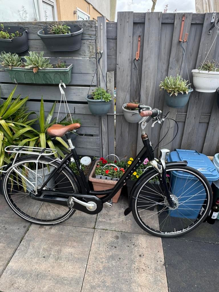 Damesfiets Batavus Monaco, 53 tot 56 cm, Ophalen, Gebruikt, Versnellingen