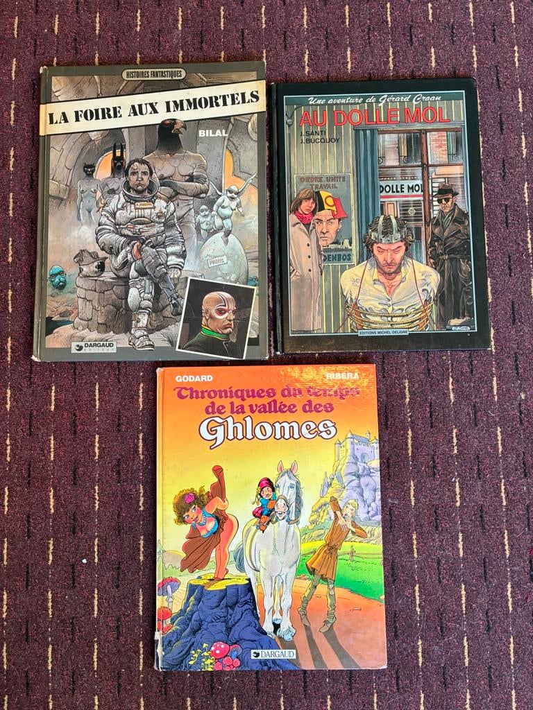 3 Franse Hardcovers Door Bilal, Santi, Godard/Ribera, Meerdere stripboeken, Ophalen, Gelezen
