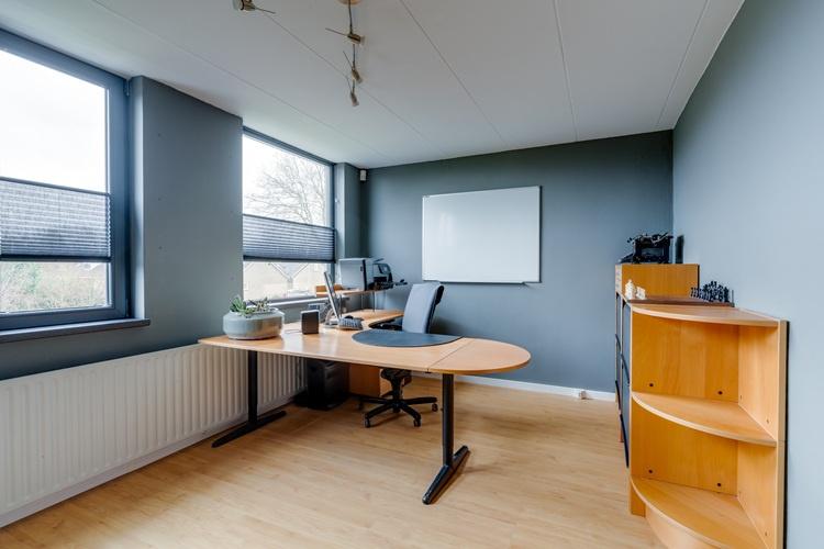 bureau L vormig, Ophalen, Gebruikt, Hoekbureau, Bruin