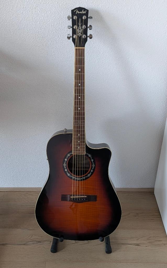 acoustic guitar, Muziek en Instrumenten, Ophalen, Zo goed als nieuw, Western- of Steelstringgitaar, Met koffer
