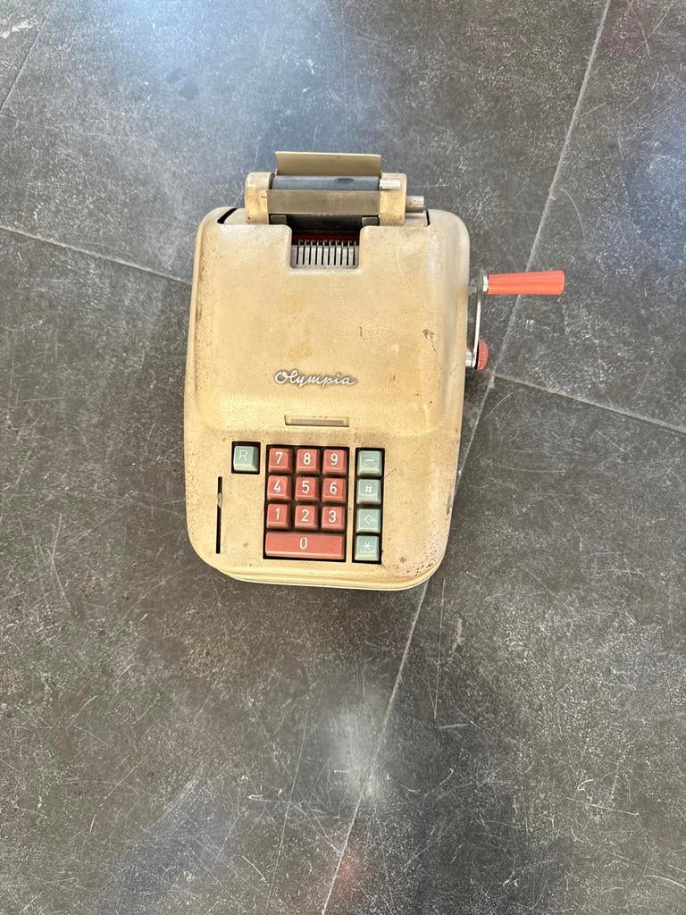 Oude (decoratieve) rekenmachine, Diversen, Ophalen