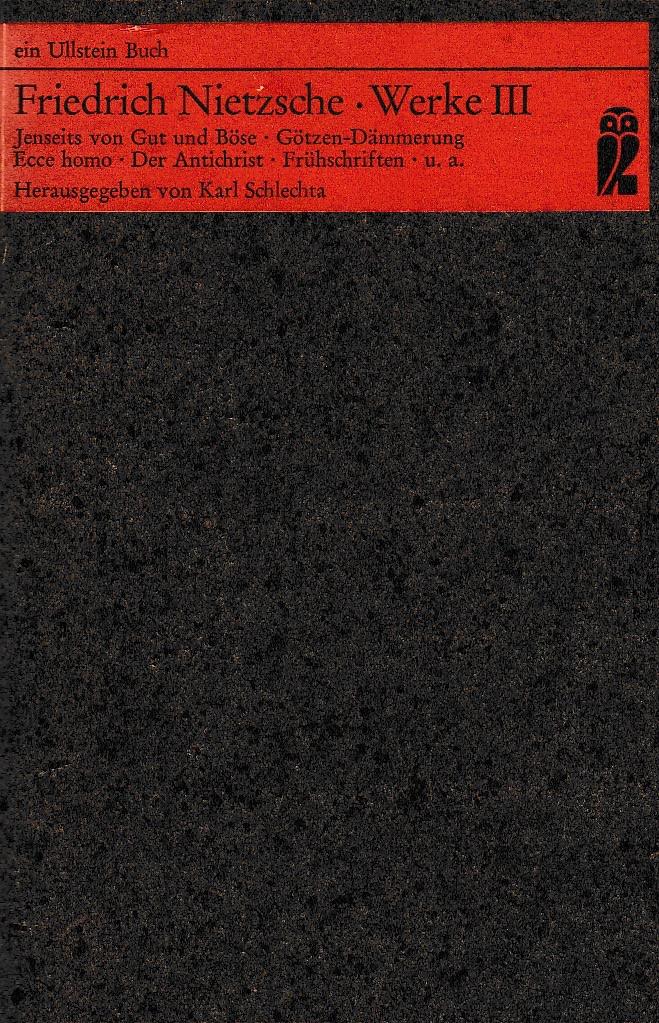 Nietzsche Der Wille zur Macht und Werke III in prima staat, Ophalen of Verzenden, Gelezen, Nietzsche Der Wille zur Macht und Werke III in prima staat