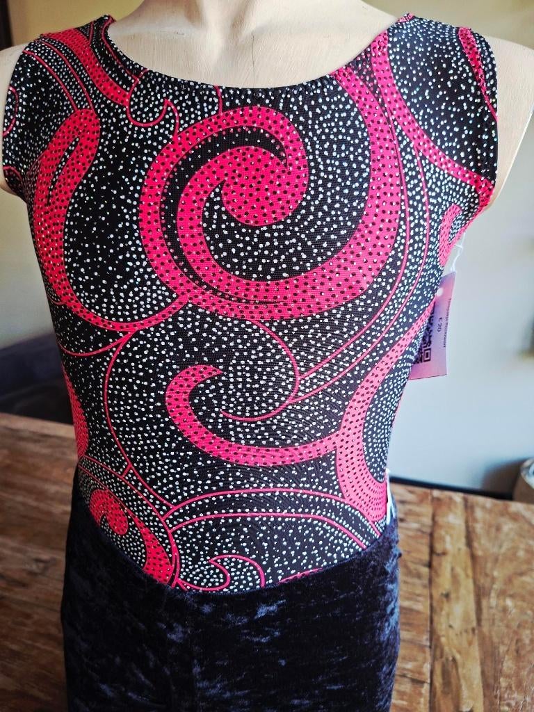 Turnpakje maat 128 en 140 en 140, Sport en Fitness, Turnen, Nieuw, Roze, Turnpak(je), Kindermaat 122 t/m 140