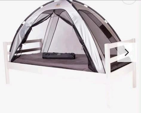 Deryan Bedtent Zilver - Zeer nette staat, Ophalen, Gebruikt, 180 cm of meer, 85 tot 100 cm