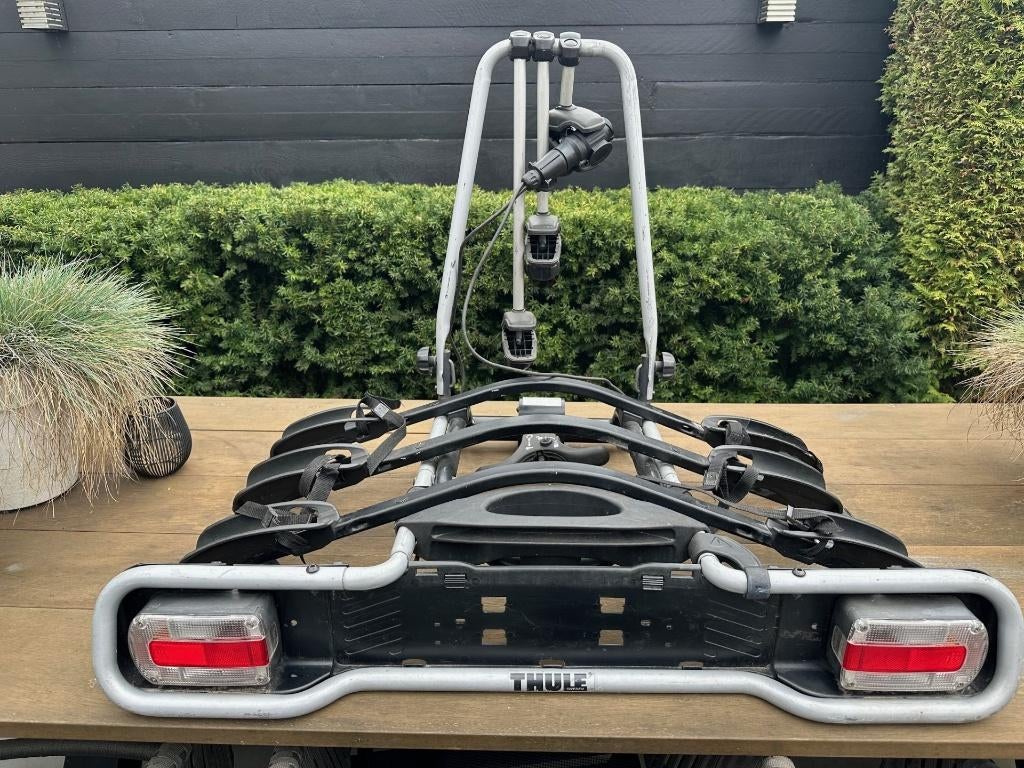 Thule EuroRide 943 | Trekhaak fietsendrager | 3 fietsen, Ophalen, 3 fietsen of meer, Gebruikt, Brede banden