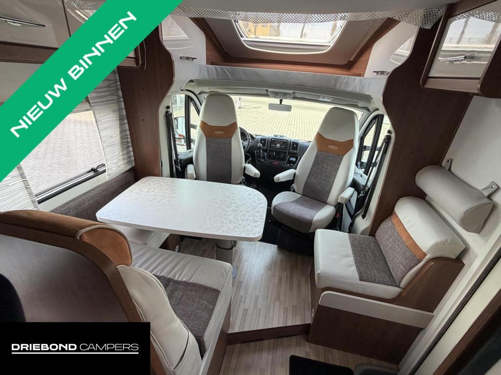 Lmc H737 Sportline Queensbed Hefbed Zonnepaneel Luifel Fiets, Airbags, 7 tot 8 meter, Bedrijf, Airconditioning