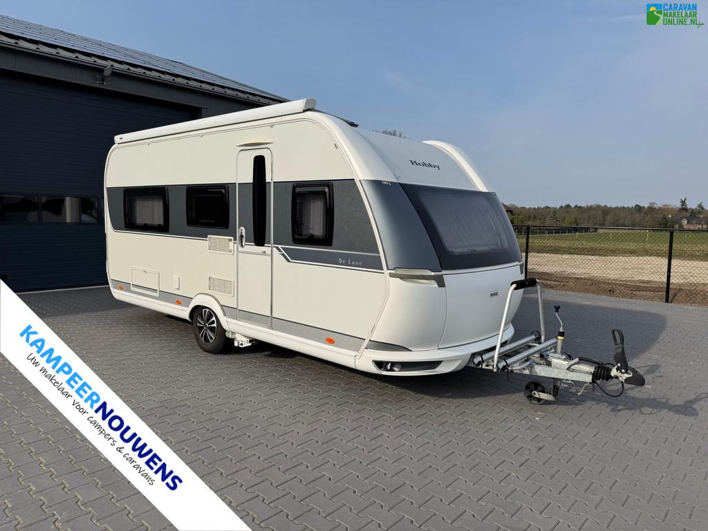 Hobby De Luxe Easy 460 LU | Enkele bedden | Mover | Airco !, Caravans en Kamperen, Rondzit, Hobby, Bedrijf, 5 tot 6 meter