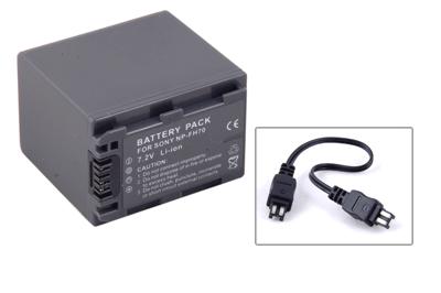 Camera accu NP-FH70 Sony met kabeltje, Verzenden, Nieuw
