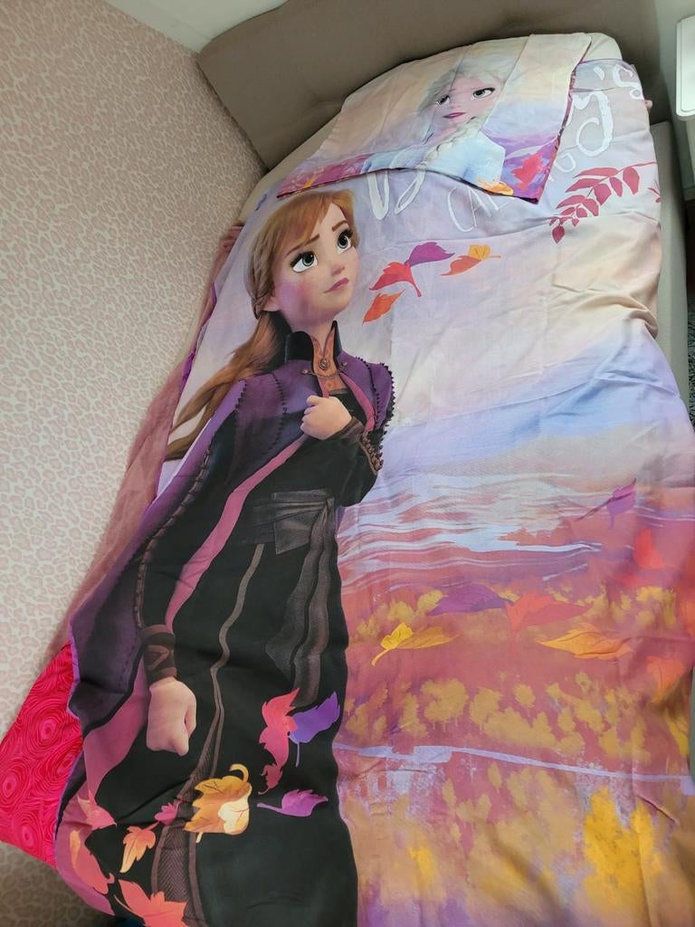 Frozen Dekbedovertrek 140x200 Nieuw!, Dekbedovertrek, Nieuw, Ophalen of Verzenden, Overige kleuren