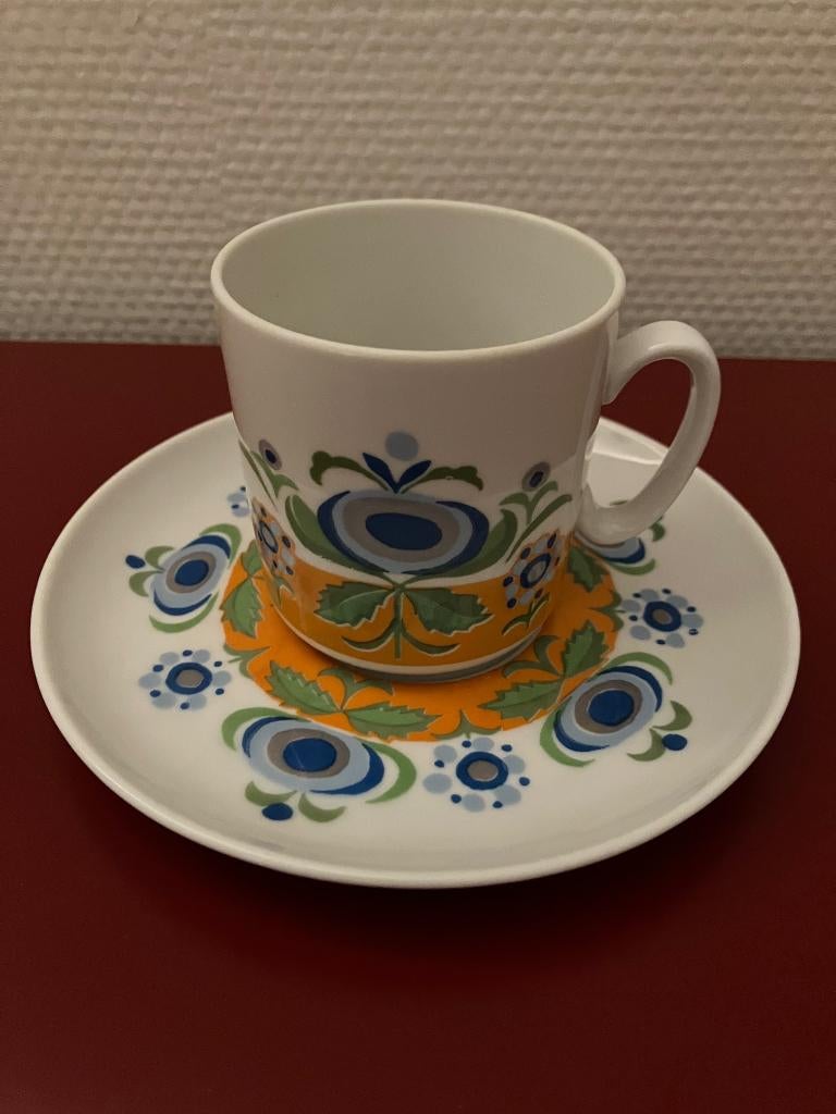 Chodziez (Polen) | kop en schotel | retro, Antiek en Kunst, Antiek | Servies los, Ophalen of Verzenden