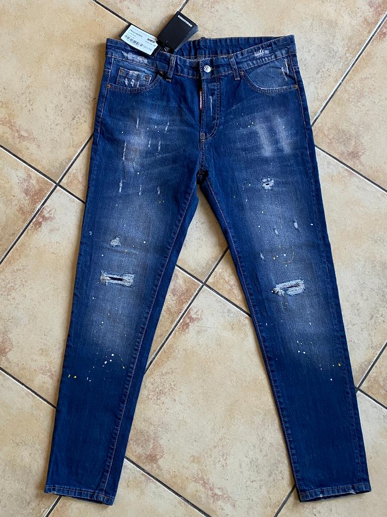 Dsquared Dsquared2 Spijkerbroek/Jeans Maat 42, Dsquared2, Blauw, Nieuw, W32 (confectie 46) of kleiner