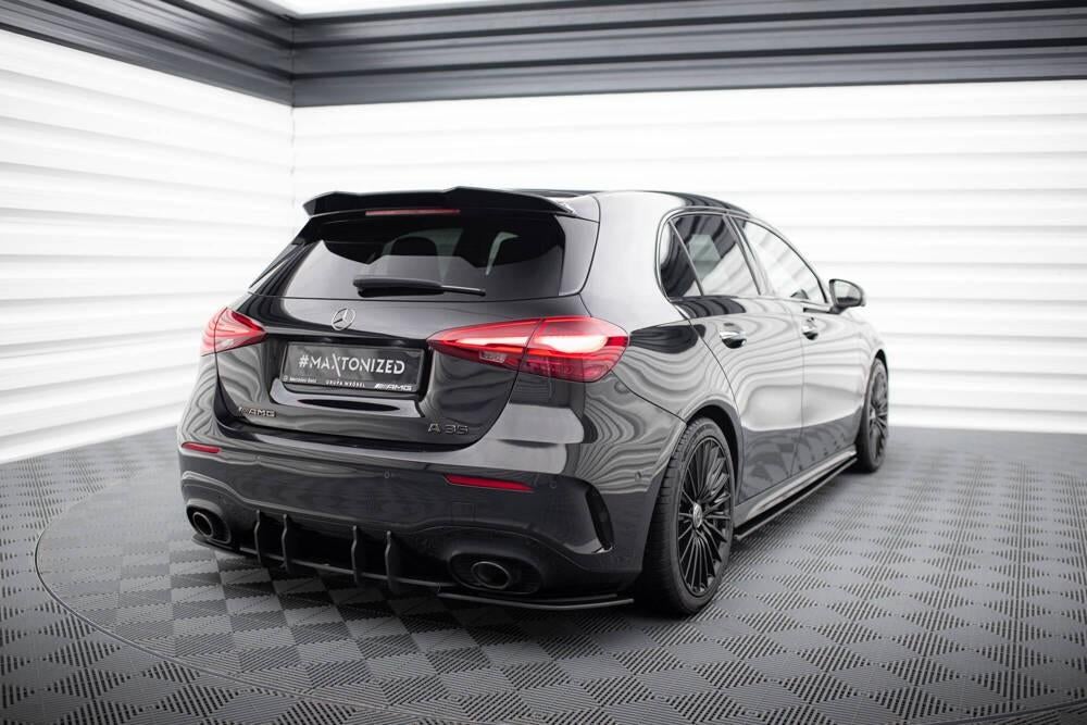 Race Voorlip sideskirt diffuser - Mercedes AMG A35 W177 23+, Ophalen of Verzenden