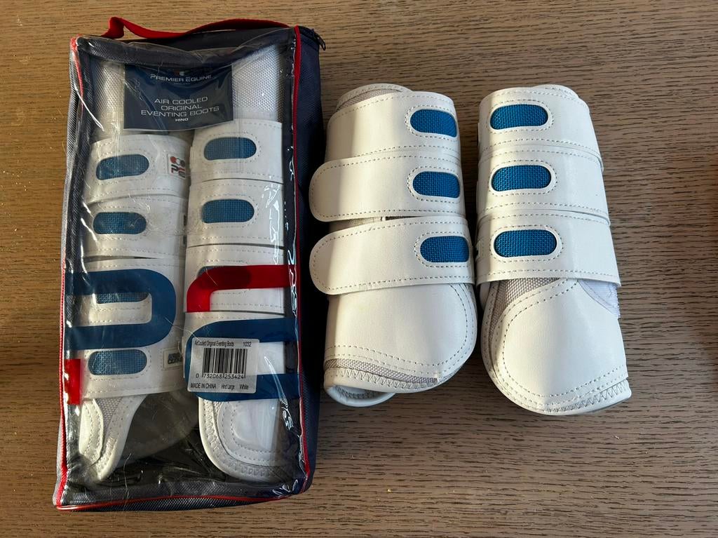 Premier Equine cross beschermers wit maat Full, Dieren en Toebehoren, Ophalen of Verzenden, Zo goed als nieuw