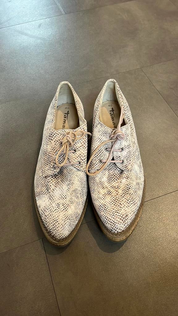 Tamaris Derby veterschoenen – slangenprint – maat 40, Kleding | Dames, Ophalen of Verzenden, ., ., .