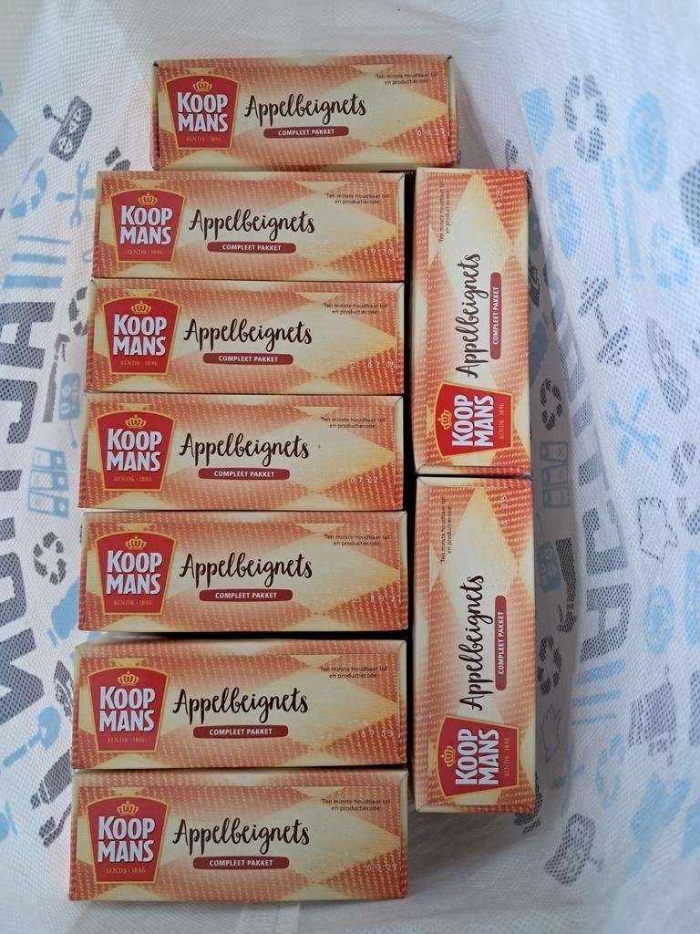 Originele Koopmans Appelbeignets en oliebollen mix pakken, Diversen, Ophalen of Verzenden