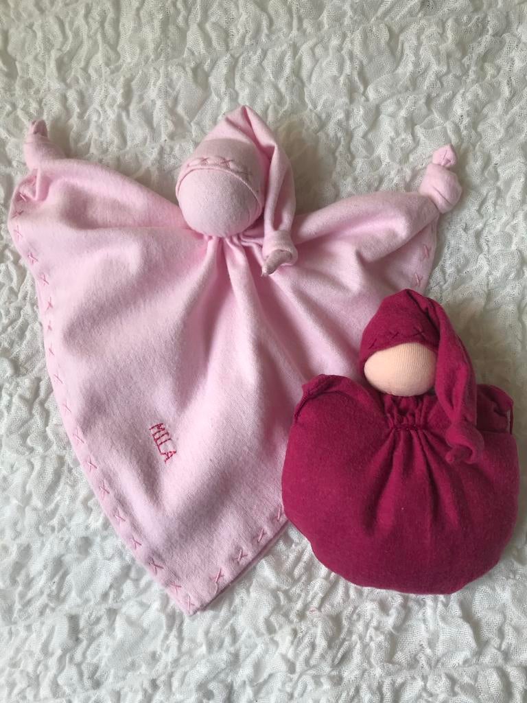 Lappenpop bajazzo tuttel vlinderpop wiegepop antroposofisch, Ophalen of Verzenden, Nieuw, Overige typen