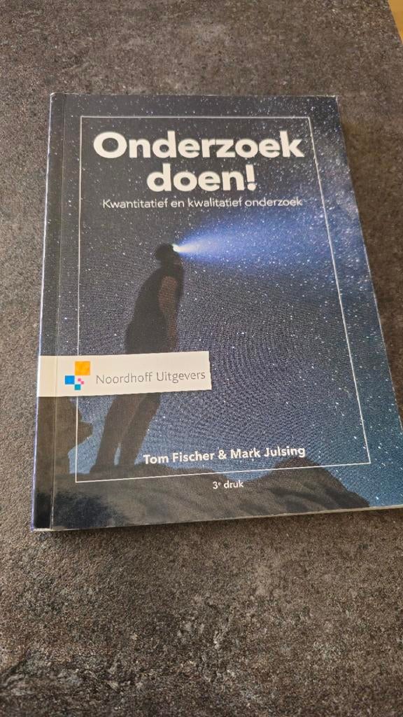 Onderzoek doen! - Kwantitatief en kwalitatief onderzoek, Ophalen of Verzenden, Zo goed als nieuw, HBO, Tom Fischer & Mark Julsing