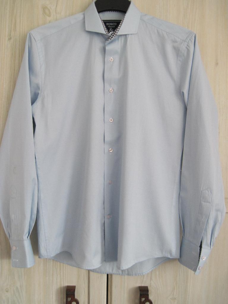 Overhemd Mt M (DO&CO), Kleding | Heren, DO&CO, Blauw, Ophalen of Verzenden, Halswijdte 41/42 (L)