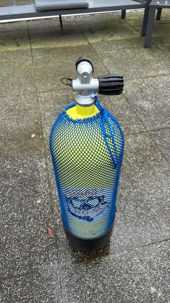 Duikfles 10 liter M 25x2, Watersport en Boten, Duiken, Ophalen, Zo goed als nieuw, Duikfles