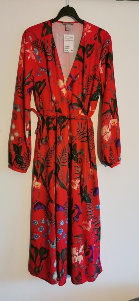 H&M overslag jurk/kimono mt. 40, Maat 38/40 (M), H&M, Verzenden, Nieuw