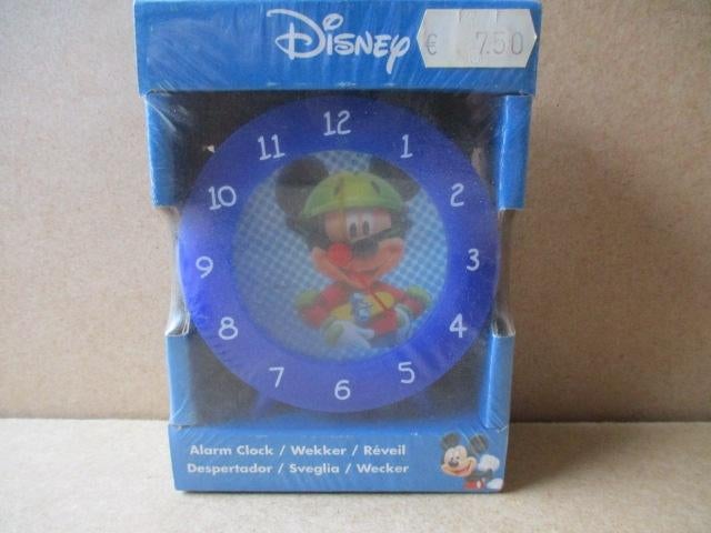 adv9780 mickey wekker 3, Ophalen, Mickey Mouse, Zo goed als nieuw, Overige typen