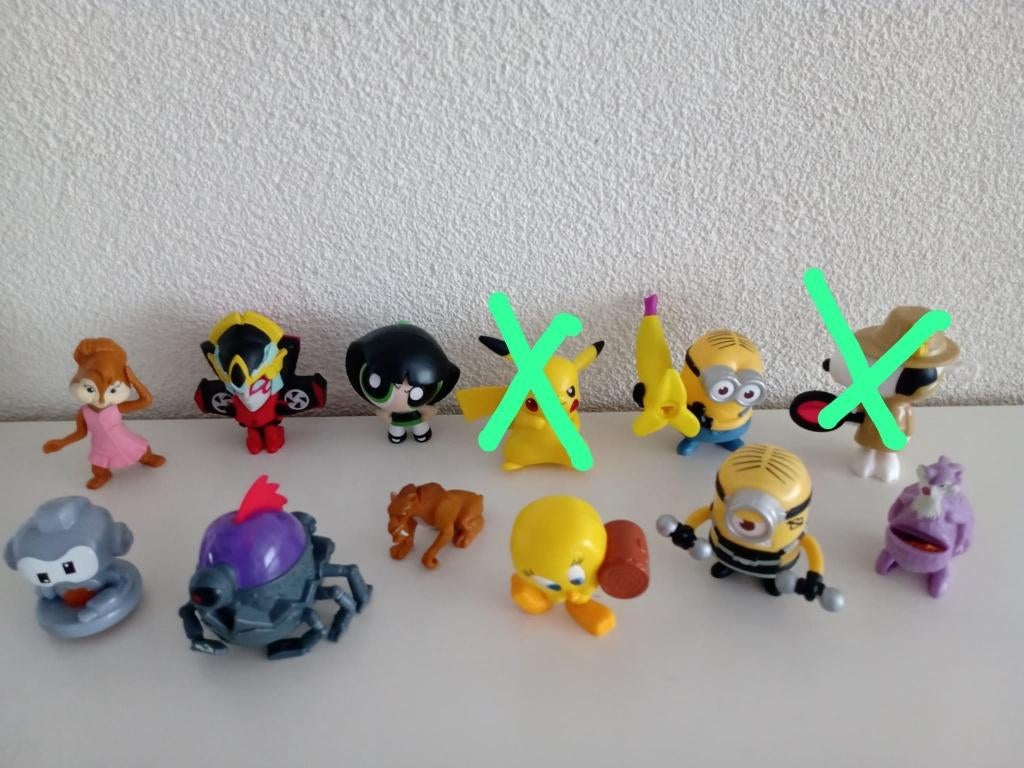 Verschillende Figuurtjes uitgegeven door McDonalds, Ophalen of Verzenden, Gebruikt