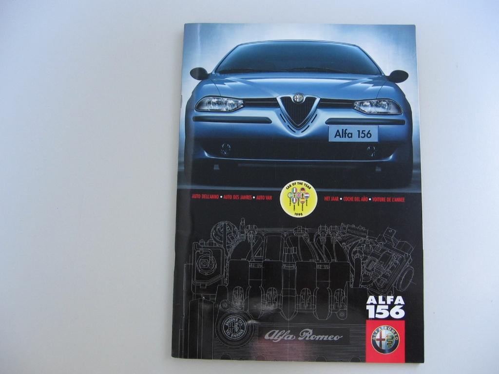 AR 678K Alfa Romeo Alfa 156 folder Car of the Year 1998., Ophalen of Verzenden, Zo goed als nieuw, Alfa Romeo