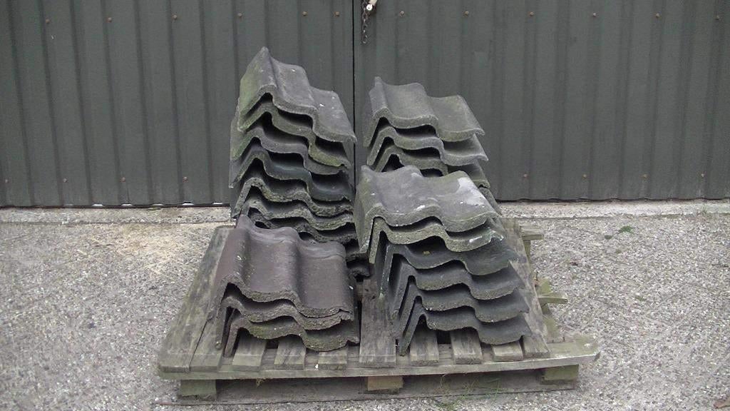 💥Dakpannen / sneldekkers gevel-pannen nokpannen vorst-pan, Doe-het-zelf en Verbouw, Ophalen, Gebruikt, Steen of Klei, 15 m² of meer