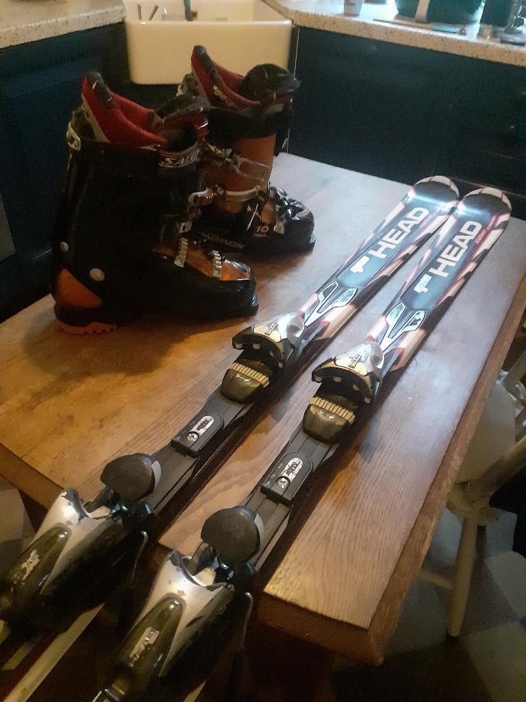 Skischoenen Salomon Maat 42 -43, Ophalen, 160 tot 180 cm, Gebruikt, Schoenen