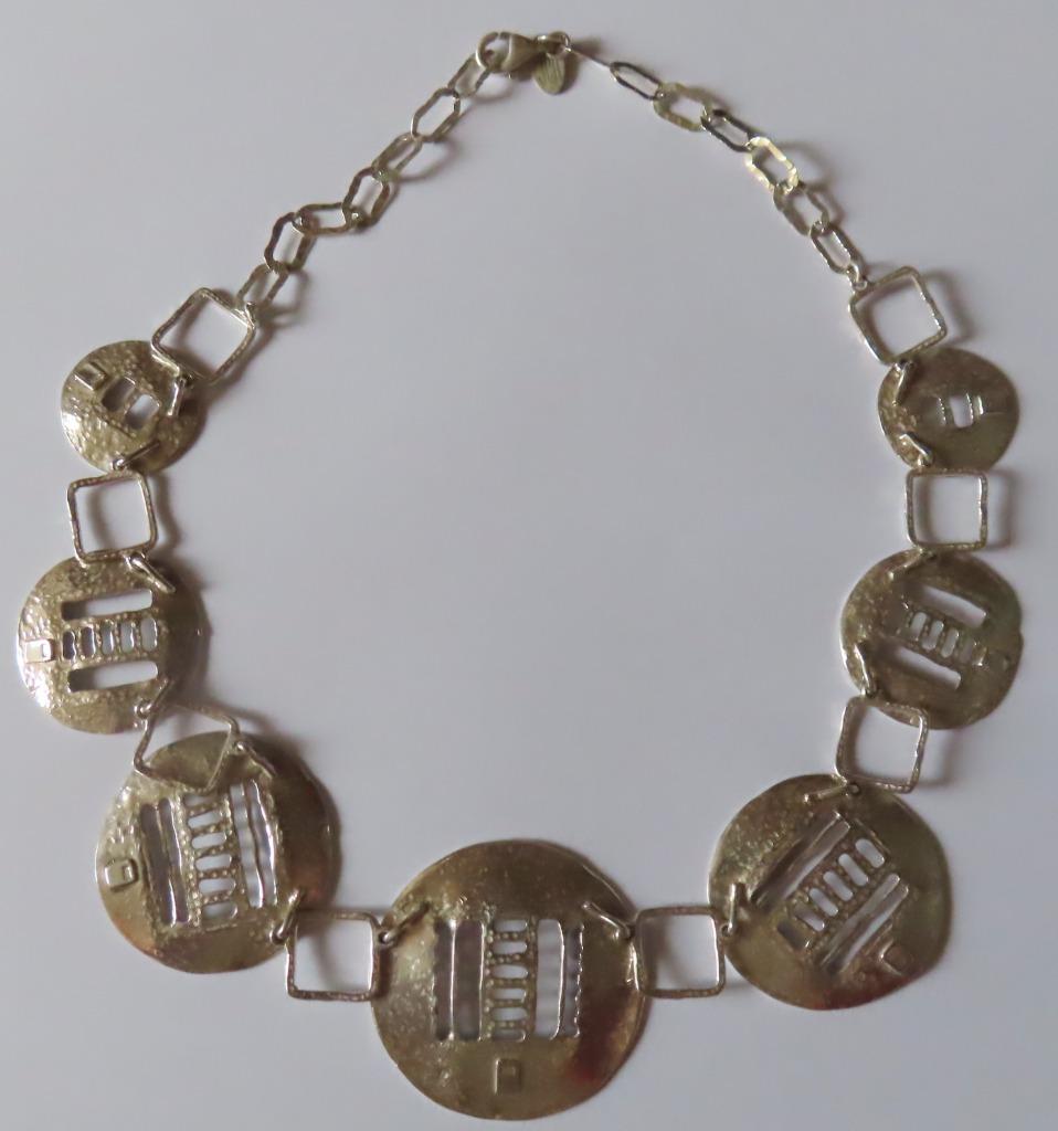 Koopje! Jéh zilveren design collier , verstelbaar, incl verz, Verstelbaar, Verzenden, Nieuw, Zilver