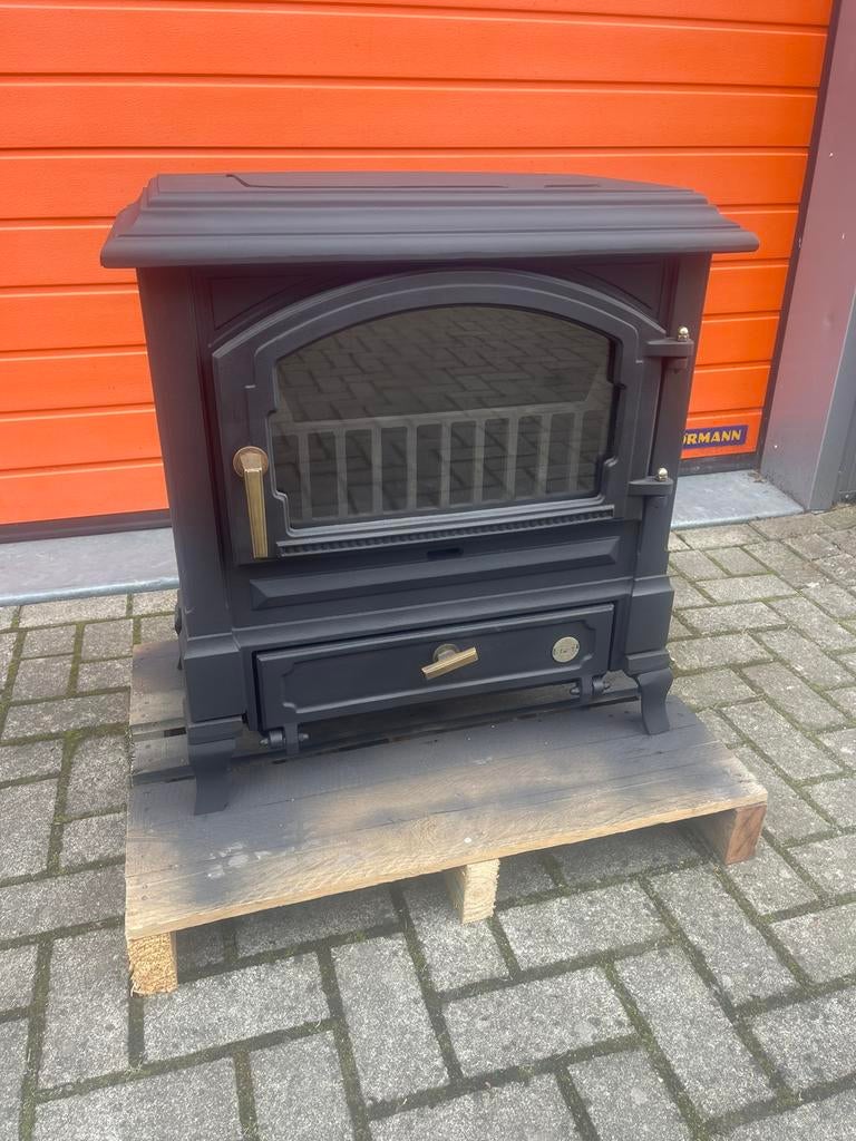 Zgan houtkachel Efel Harmony 2 10kW, Huis en Inrichting, Kachels, Ophalen, Gebruikt, Houtkachel, Vrijstaand