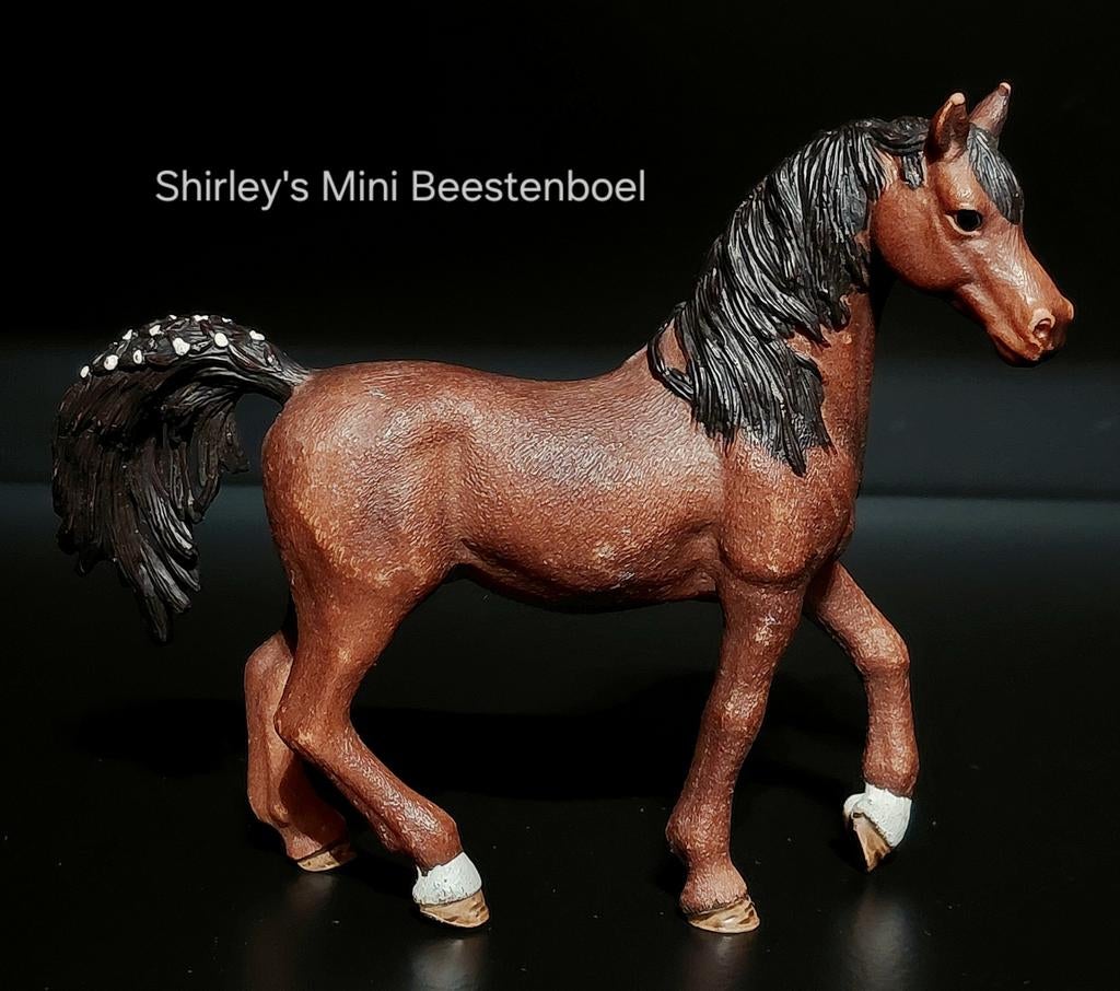 Schleich arabier hengst, Ophalen of Verzenden, Zo goed als nieuw, Paard, Beeldje of Figuurtje