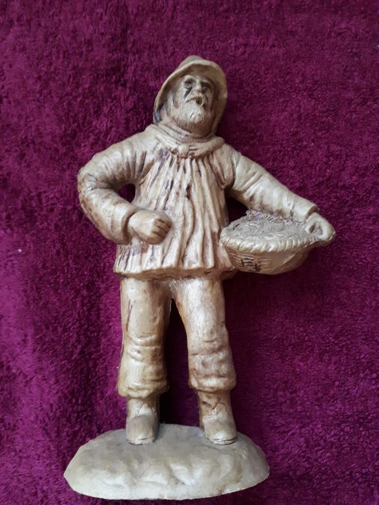 Beeldje de visser erg mooi, Antiek en Kunst, Ophalen of Verzenden