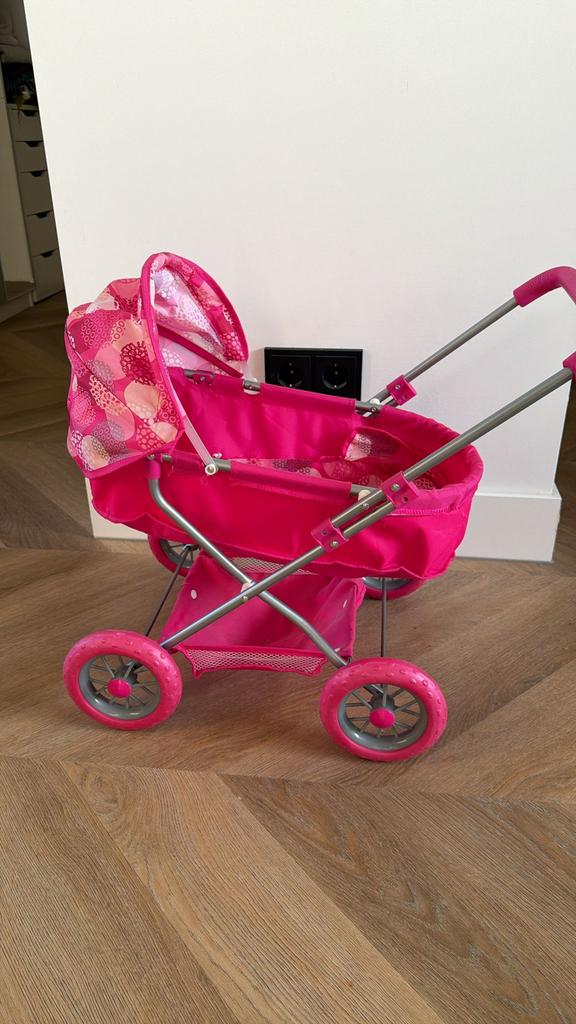 Babyborn wagen roze, Kinderen en Baby's, Speelgoed | Poppen, Ophalen of Verzenden, Zo goed als nieuw, Babypop