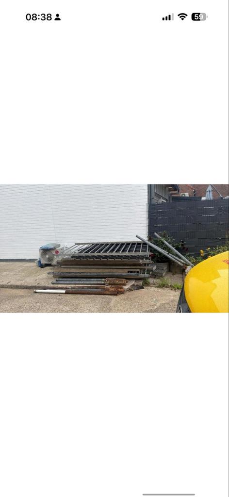 Steiger te koop - Gebruikt maar functioneel, Ophalen, Gebruikt, Rolsteiger of Kamersteiger, 2 tot 5 meter