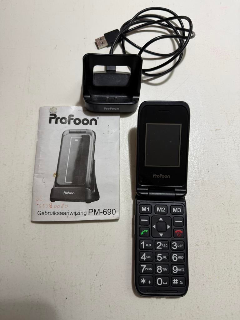 Profoon PM-690 telefoon, Verzenden, Zo goed als nieuw, Geen camera