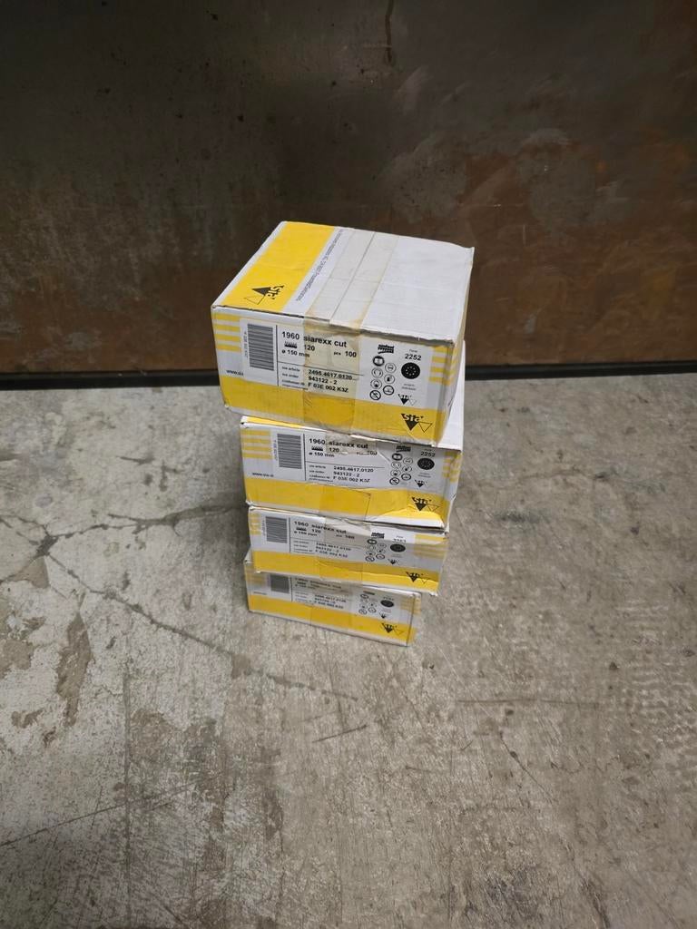 4 dozen Sia schuurschijf 150mm P120, Ophalen of Verzenden, Nieuw