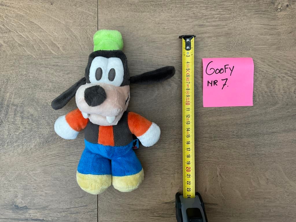 Nieuwe Disney Goofy knuffel 20cm van Mickey’s Clubhouse, Verzamelen, Ophalen, Goofy of Pluto, Nieuw, Knuffel