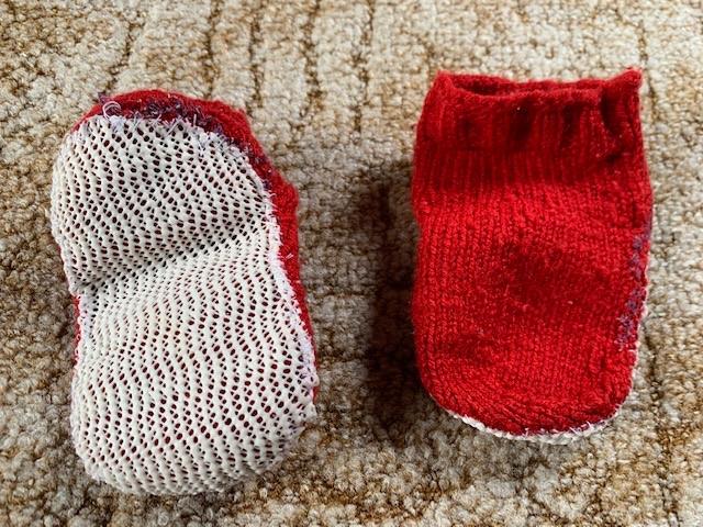 Gebreide sokken met anti slip zool maat 23.nieuw, Ophalen of Verzenden, Nieuw, Jongen of Meisje, Sokken