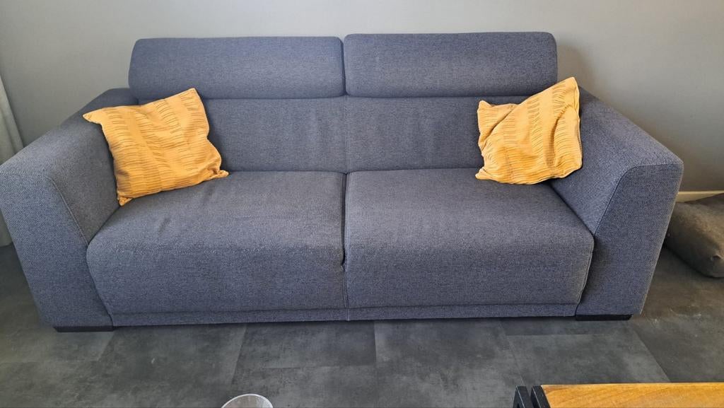 Bank te koop, Gebruikt, Tweepersoons, 75 tot 100 cm, Ophalen of Verzenden