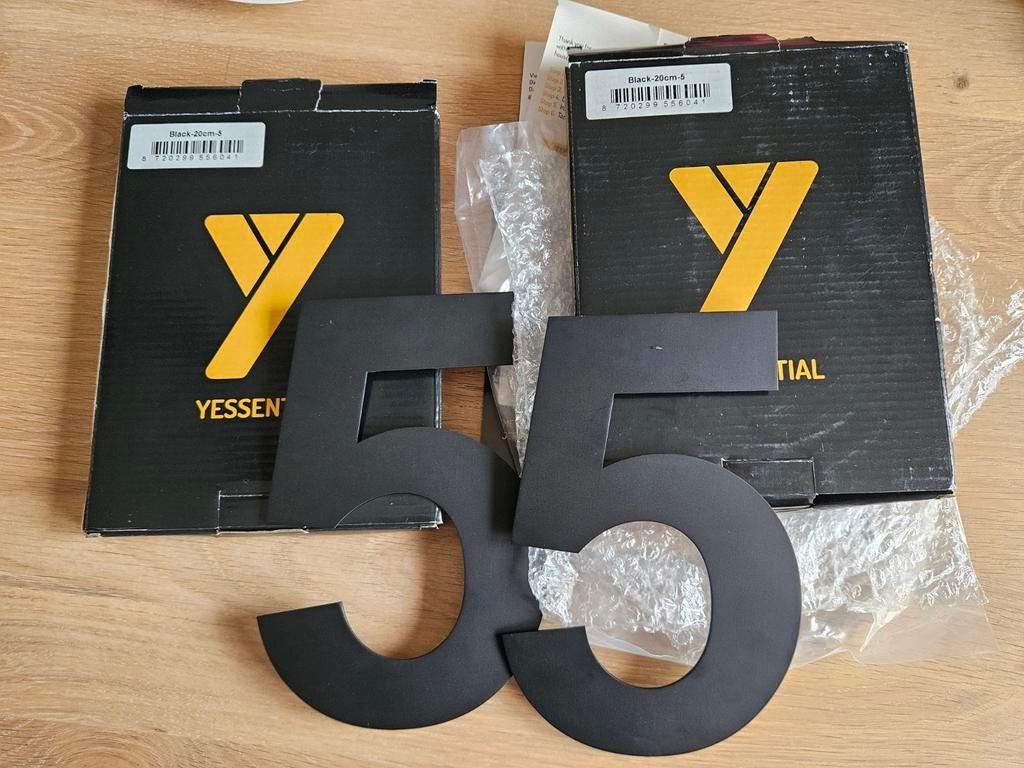 Yssential huisnummerplaten 5  5, Ophalen of Verzenden, Nieuw