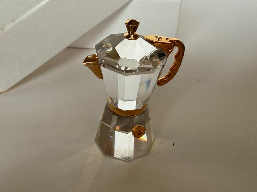Swarovski percolator koffie, Ophalen of Verzenden, Zo goed als nieuw, Figuurtje