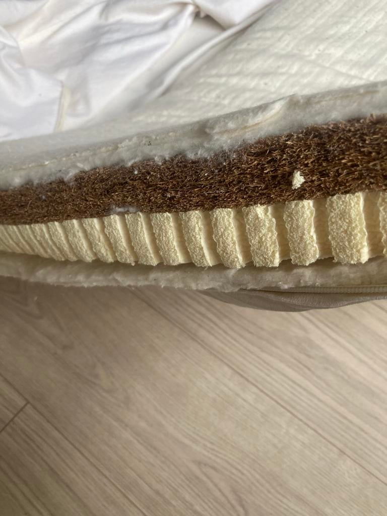 Prolana Ecologisch kokos Kindermatras 110*60, Ophalen of Verzenden, Zo goed als nieuw, Ledikant
