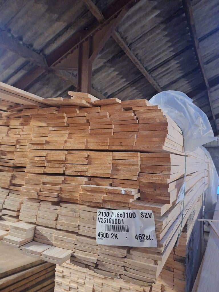 Vuren plinten 16 x 100 a 89 cent per meter, Minder dan 25 mm, Nieuw, Ophalen of Verzenden, Plank