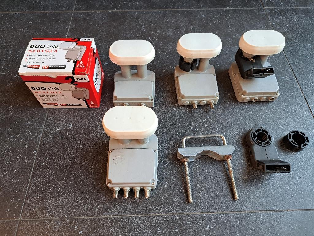 4x Duo LNB Schotelantenne Canal Digitaal, Ophalen of Verzenden, Gebruikt, (Schotel)antenne-accessoires, Overige merken