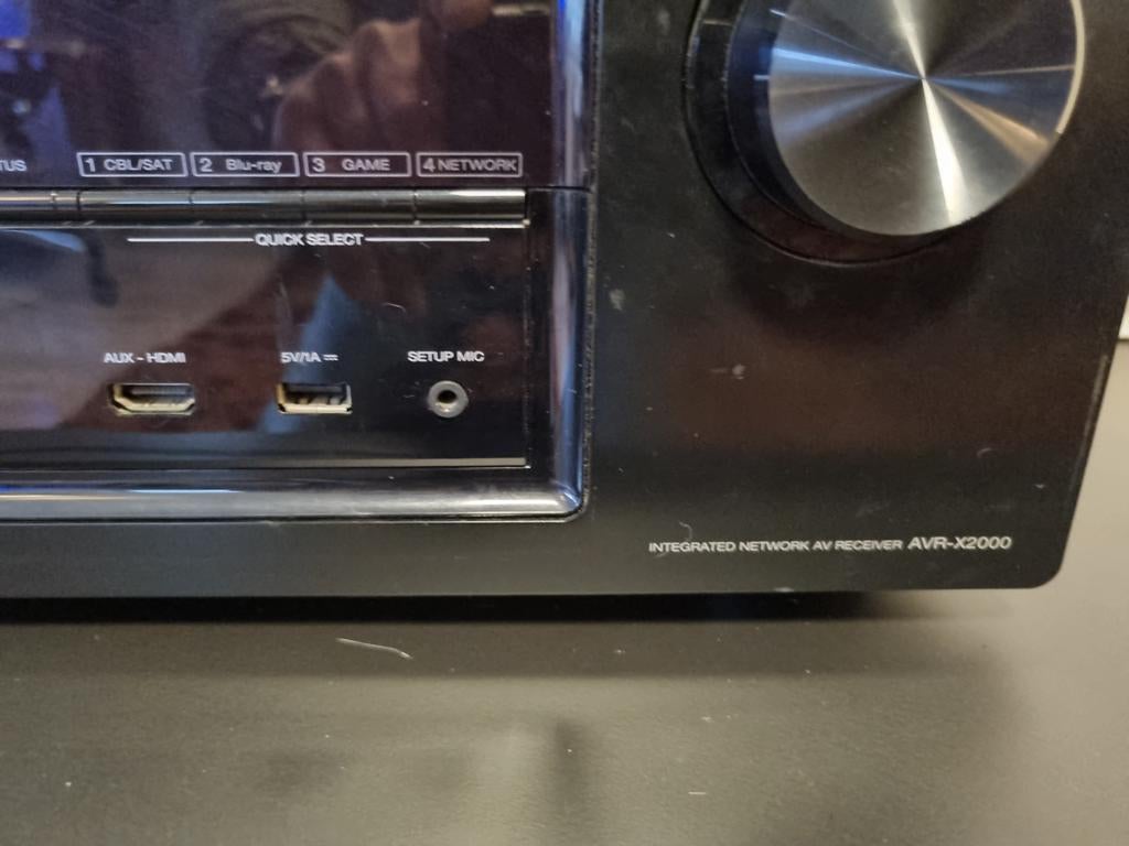 Denon receiver AVR-X2000 weinig gebruikt!, ., Denon, Ophalen of Verzenden, Zo goed als nieuw