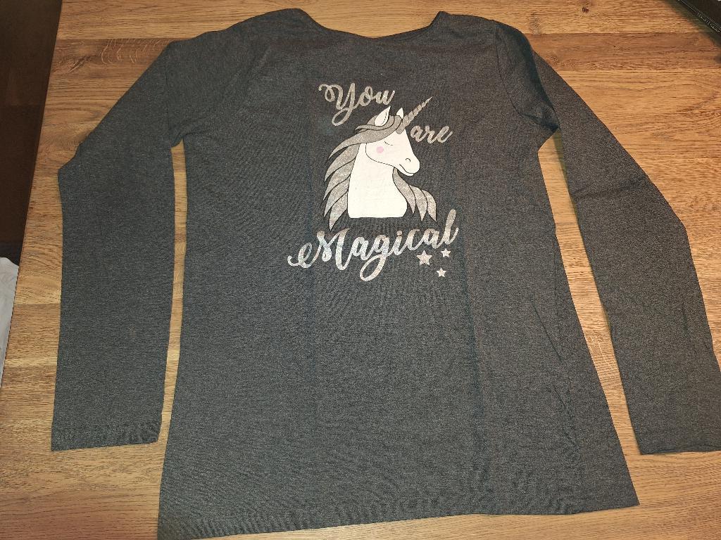 Longsleeve unicorn maat 158/164, Ophalen of Verzenden, Gebruikt, Meisje, Shirt of Longsleeve