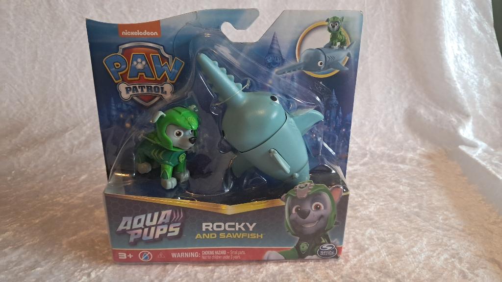 Nieuw Rocky en zijn zaagvis, Paw Patrol, Aqua pups,, Ophalen of Verzenden, Nieuw