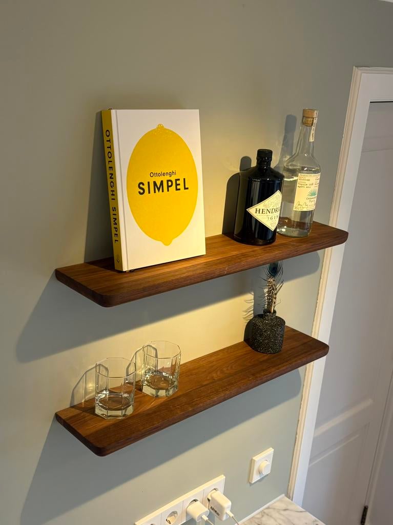 Notenhout Japandi wandplanken, Ophalen of Verzenden, Nieuw