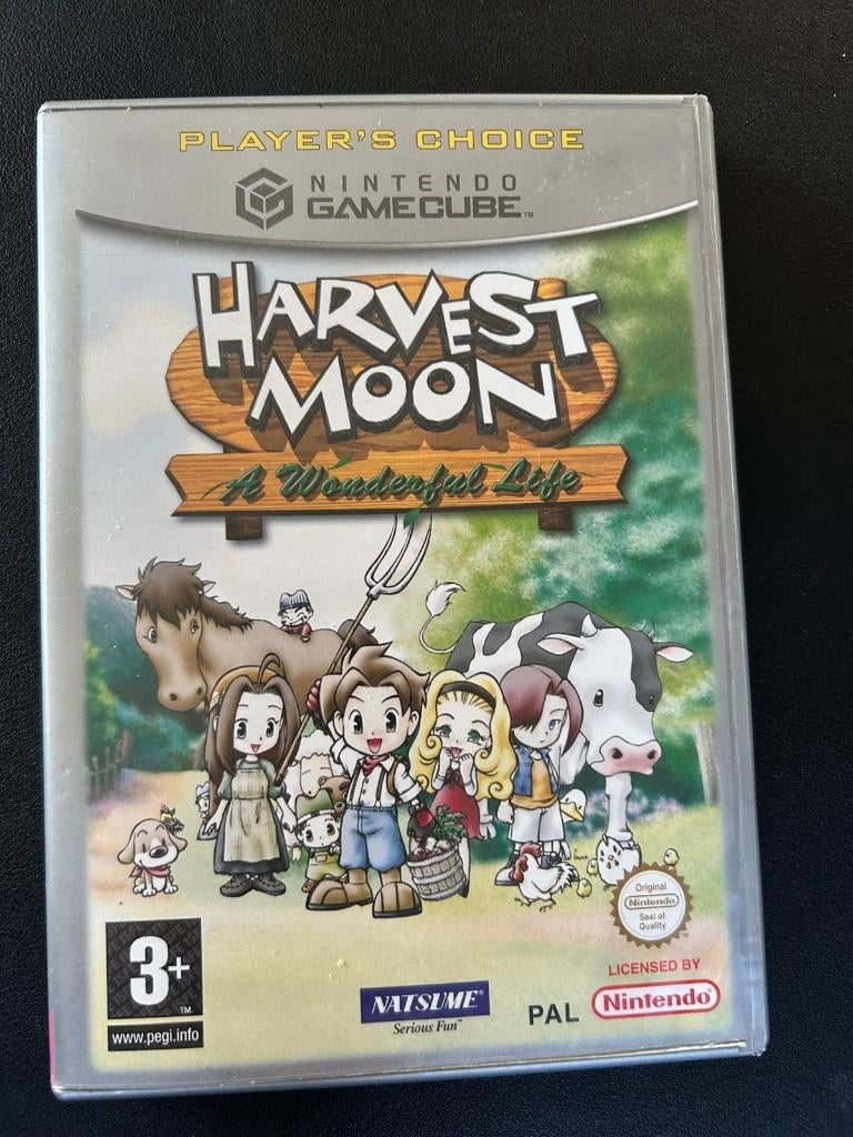 Gamecube - Harvest Moon - A Wonderful Life, Spelcomputers en Games, Games | Nintendo GameCube, Gebruikt, 1 speler, Ophalen of Verzenden